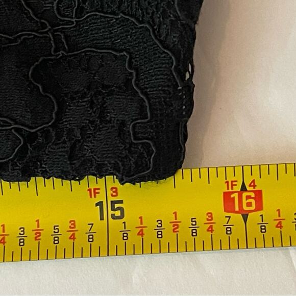 Lauren Ralph Lauren Sheer Black Lace Party Event Pencil Skirt NWT Size 4 - Picture 11 of 13